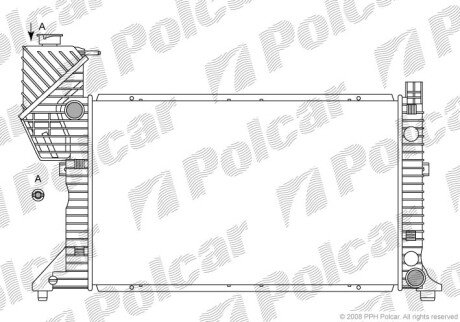 Радіатори охолодження Polcar 506208-3 (фото 1)