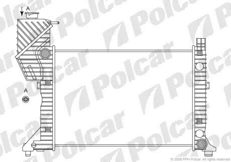 Радіатори охолодження Polcar 506208A1 (фото 1)