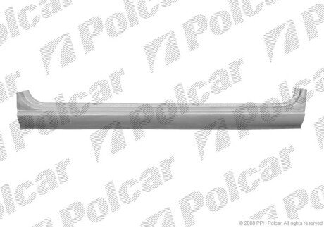 Порог правый Polcar 506242-4