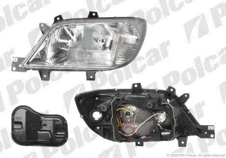 Фара основная правая H1, H7, PY21W, W5W Polcar 5063100E