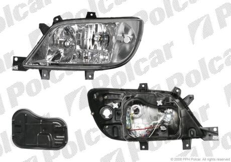 Фара основная левая H3, H7, PY21W, W5W Polcar 5064090EUA