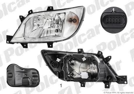 Фара основная Polcar 5064092H