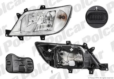 Фара основна Polcar 5064092H