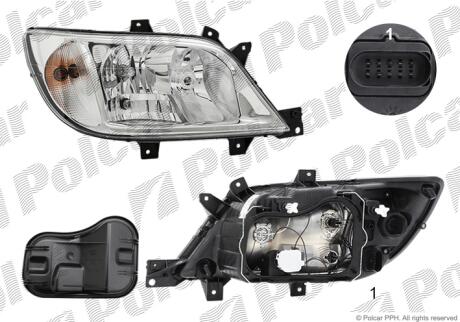 Фара основная Polcar 5064102H