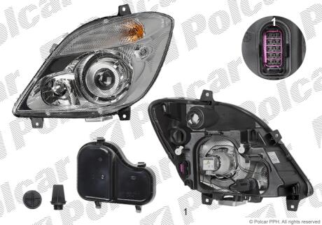 Фара основная Polcar 5065102H