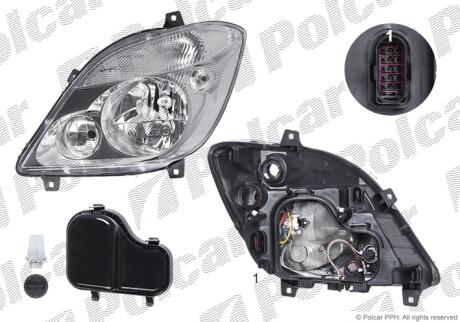 Фара основна Polcar 506510BE