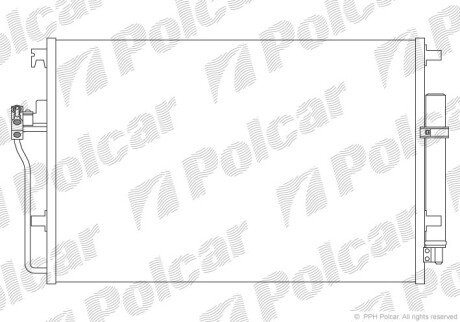 Радіатори кондиціонера Polcar 5065K8C1S