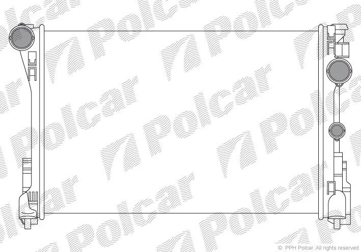 Радиаторы охлаждения Polcar 507008-1 (фото 1)