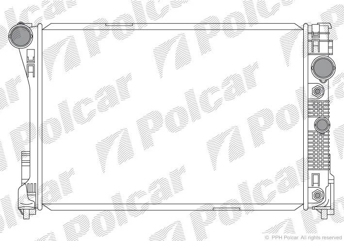 Радиаторы охлаждения Polcar 507008-3 (фото 1)