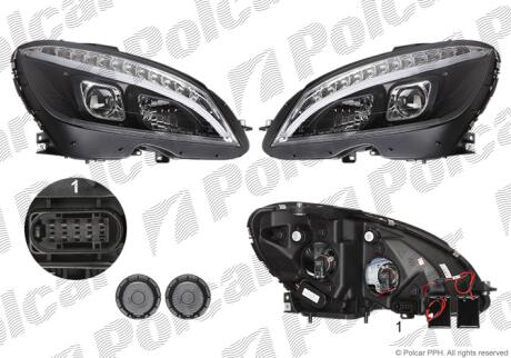 Фара основная Polcar 507009AE