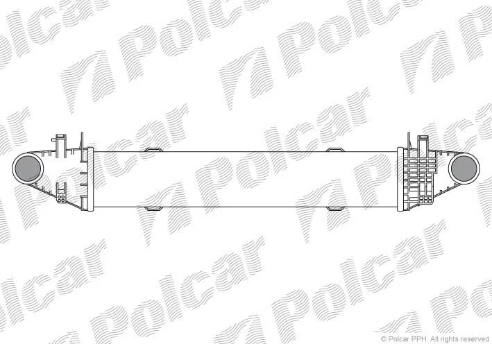 Радиаторы воздуха (Интеркулеры) Polcar 5070J8-2 (фото 1)