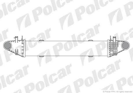 Радиаторы воздуха (Интеркулеры) Polcar 5070J8-2