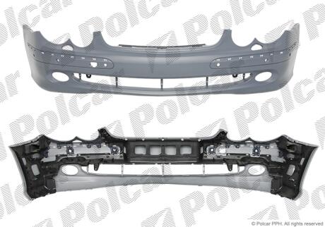 Бампер передний Polcar 507107-2