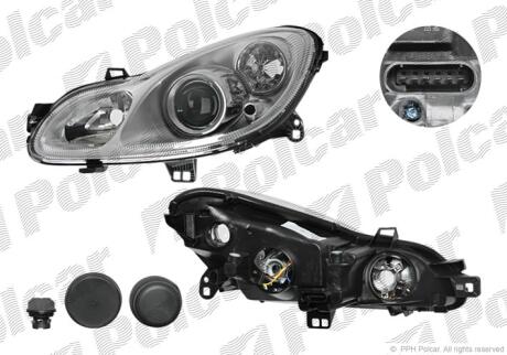 Фара основная Polcar 509810-E
