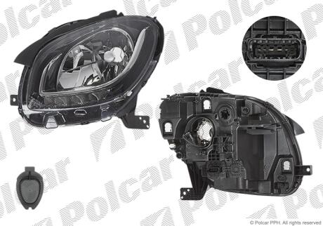 Фара основная левая H4 Polcar 50A1091V