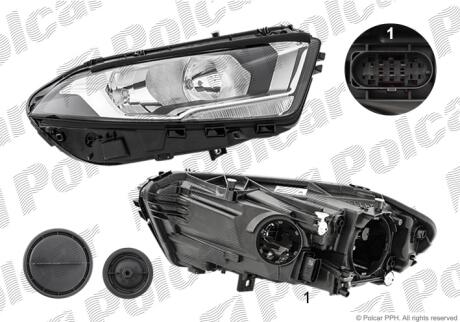 Фара основная Polcar 50C209-H