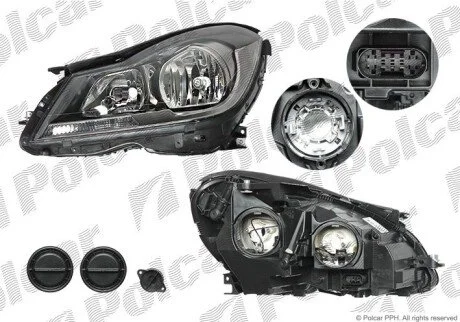 Фара основна ліва H7 Polcar 50D1091U