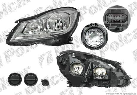 Фара основна ліва H7 Polcar 50D109-E