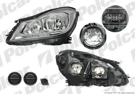 Фара основная левая H7 Polcar 50D109-U