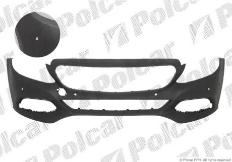 Бампер передний Polcar 50D207-1