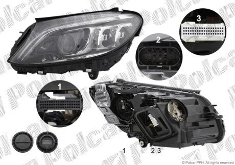 Фара основна Polcar 50D2096H
