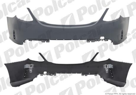 Бампер задній Polcar 50D29621