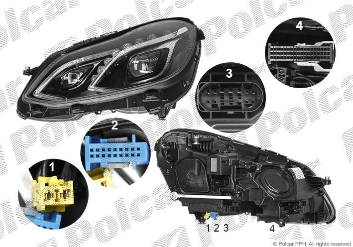 Фара основна ліва LED Polcar 50E1091H (фото 1)