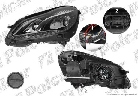 Фара основна Polcar 50E109-E