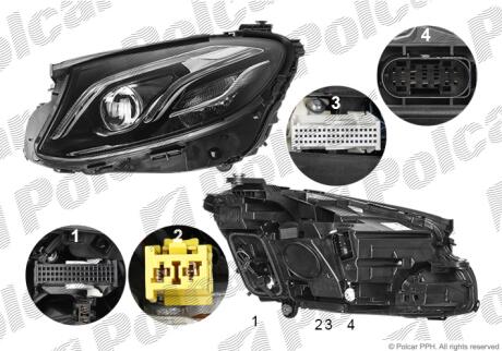 Фара основная Polcar 50E2102H