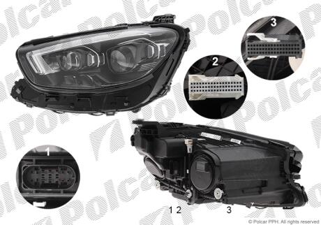 Фара основна Polcar 50E3091H