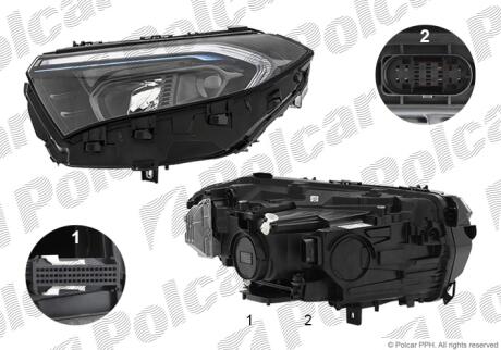 Фара основна Polcar 50H209-H