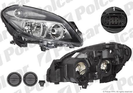 Фара основна права H7 Polcar 50L110-U