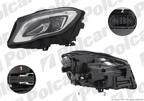 Фара основная Polcar 50L2095U