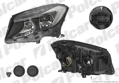 Фара основна Polcar 50L209-E