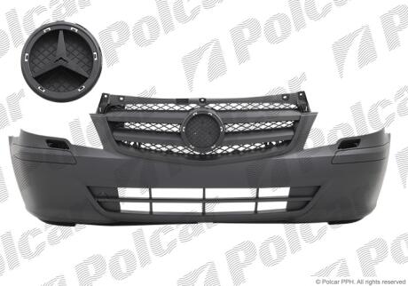 Бампер передний Polcar 50N10711