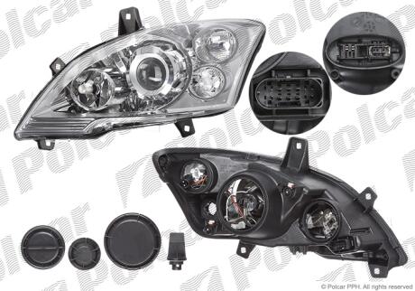 Фара основная Polcar 50N1092E