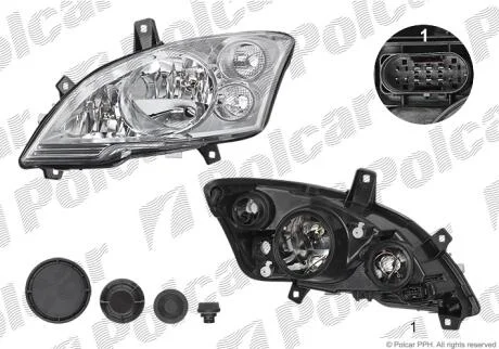 Фара основная Polcar 50N1093E