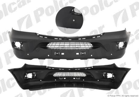 Бампер передний Polcar 50N2071J