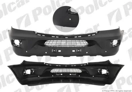 Бампер передний Polcar 50N2071J