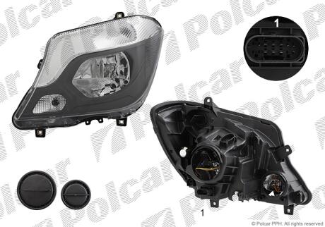 Фара основная Polcar 50N209LE