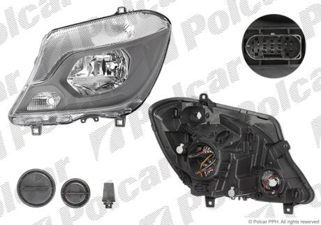 Фара основная Polcar 50N210-E