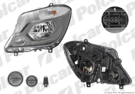 Фара основна Polcar 50N210-H