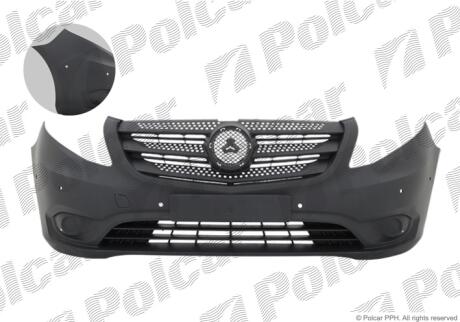 Бампер передній Polcar 50N30711J