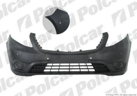 Бампер передний Polcar 50N30726