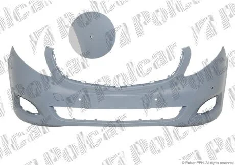 Бампер передній Polcar 50N307-2