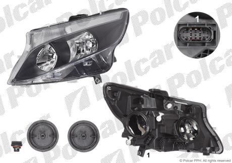 Фара основная Polcar 50N3092H