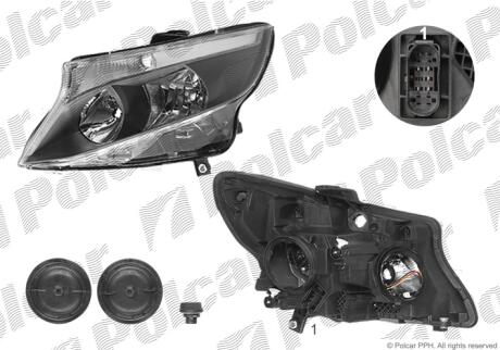 Фара основная Polcar 50N309-E