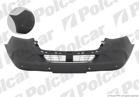 Бампер передний Polcar 50N4071J