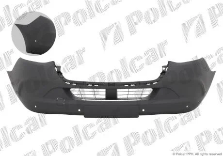 Бампер передній Polcar 50N4071J