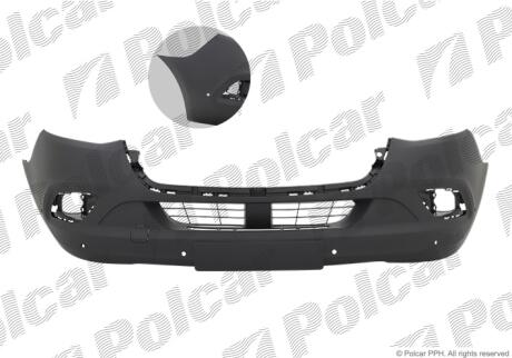Бампер передний Polcar 50N4074J